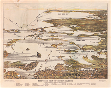 Boston Map By Union News Co.