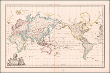 World Map By Alexandre Emile Lapie