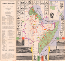 North Africa and East Africa Map By Edizioni d'Arte e di Propaganda Coloniale