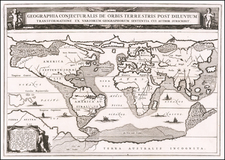 World Map By Athanasius Kircher