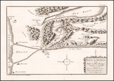 Holy Land and Egypt Map By Claude-Auguste du Berey