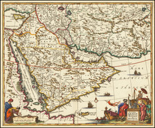 Middle East and Arabian Peninsula Map By Jacob Meurs