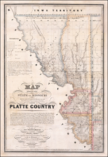 Missouri Map By Edward Hutawa