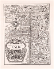 New Mexico and Pictorial Maps Map By Ward Lockwood