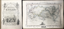 Atlases Map By John Tallis