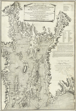 New England and Rhode Island Map By William Faden