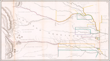 Plains, Kansas, Nebraska, Oklahoma & Indian Territory, Colorado, New Mexico, Colorado and Wyoming Map By Col. Henry P. Dodge / Lt. Enoch Steen