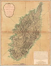 Corsica Map By Thomas Jefferys / Laurie & Whittle