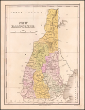 New Hampshire Map By Anthony Finley