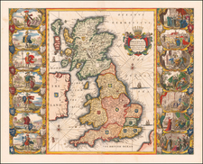 British Isles and England Map By Jan Jansson