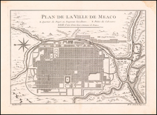 Japan Map By Jacques Nicolas Bellin