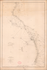 California and San Diego Map By U.S. Coast & Geodetic Survey