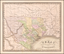 Texas Map By Jeremiah Greenleaf