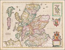 Scotland Map By Willem Janszoon Blaeu