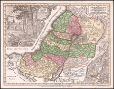 Holy Land Map By Matthaus Seutter