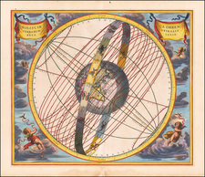 Eastern Hemisphere and Celestial Maps Map By Andreas Cellarius