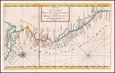 Central America and South America Map By Herman Moll