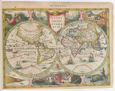 Atlases Map By Jodocus Hondius  &   Gerard Mercator