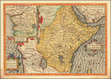 Africa, East Africa and West Africa Map By Jodocus Hondius