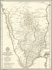 India Map By Jean-Baptiste Bourguignon d'Anville