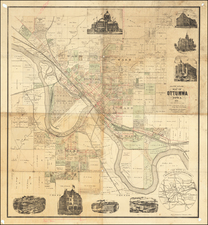 Iowa Map By C.R. Allen