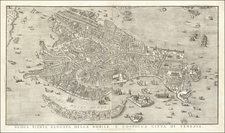 Venice Map By Lodovico Furlanetto