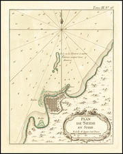 Middle East Map By Jacques Nicolas Bellin