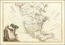 North America Map By Jean Janvier