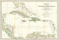 Florida, Caribbean and Central America Map By James Wyld