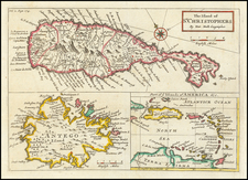 Caribbean Map By Herman Moll