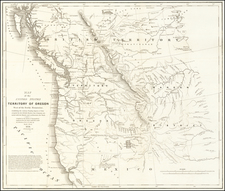 Idaho, Pacific Northwest, Oregon and Washington Map By Washington Hood