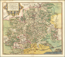 Germany Map By Abraham Ortelius