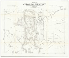 Colorado and Colorado Map By General Land Office