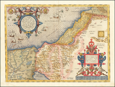 Holy Land Map By Abraham Ortelius