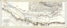 China and India Map By Augustus Herman Petermann