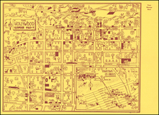 Pictorial Maps and Los Angeles Map By Paul F. Adler