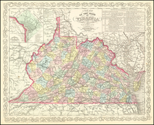 Virginia Map By Charles Desilver