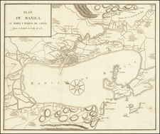 Philippines Map By Pedro de Gongora y Lujan,  Duque de Almodovar