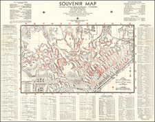 Pictorial Maps, Los Angeles and Other California Cities Map By Anonymous