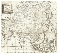 Asia and Korea Map By William Gordon