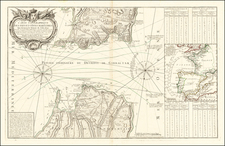 Carte Topographique des pays et cotes maritimes Qui forment le Detroit de Gibraltar . . . 