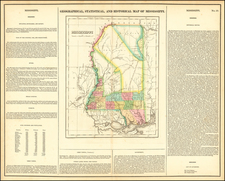 Mississippi Map By Isaac Lea