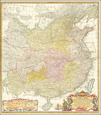 China Map By Johann Matthaus Haas