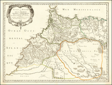 North Africa Map By Nicolas Sanson