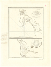 Mexico and San Diego Map By Jean Francois Galaup de La Perouse