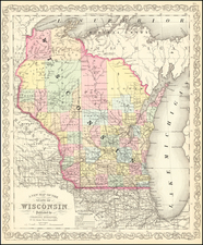 Wisconsin Map By Charles Desilver