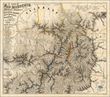 Southwest, Colorado, Rocky Mountains and Colorado Map By Emil B. Fischer