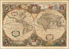 World Map By Henricus Hondius