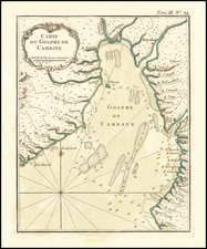 Carte du Golphe de Cambaye