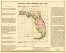 Florida Map By Henry Charles Carey  &  Isaac Lea